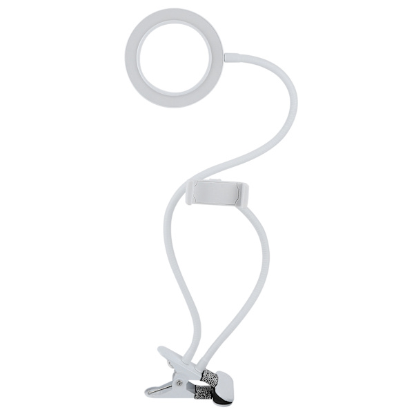 Selfie Ring Light med mobiltelefonhållare för live