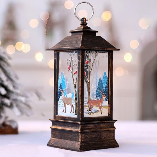 Julelys med LED fyrfadslys til julepynt
