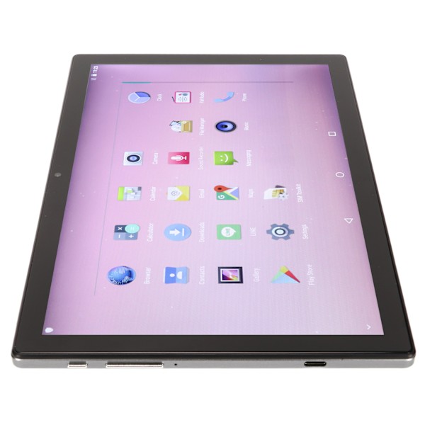 10-tums Tablet 8-kärnig CPU 6GB 256GB 6000mah Batteri För Android 11 2.4G 5G WIFI IPS Skärm Portabel Tablet 100‑240V Grå EU-kontakt