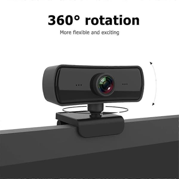 2K Webcam USB HD-kamera PC-kamera computerwebcam med privatlivsdæksel til liveudsendelse/videoopkald/konferencearbejde