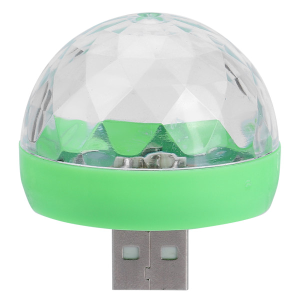 USB-festbelysning Mini-boll Ljudkontroll Färgglad DJ-ljus för födelsedag Bröllopsklubb Dekorationer