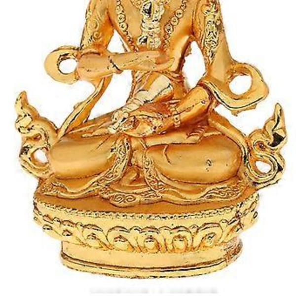 7,5 cm Hög Liten Meditations Lotus Buddha Staty Buddhistisk Figurin Välsignelse()