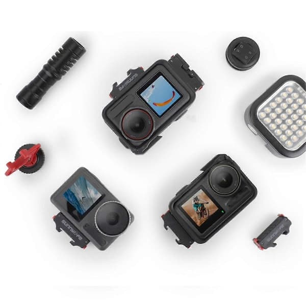 Magnetisk Quick-Release Cold Shoe Port til Action 5 Pro/4/3 Mount Quick-Release Fill Light Udvidelsestilbehør