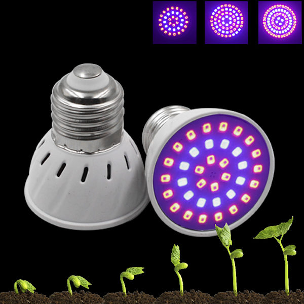 E27 E14 LED Hydroponisk Växtlampa för Blommor