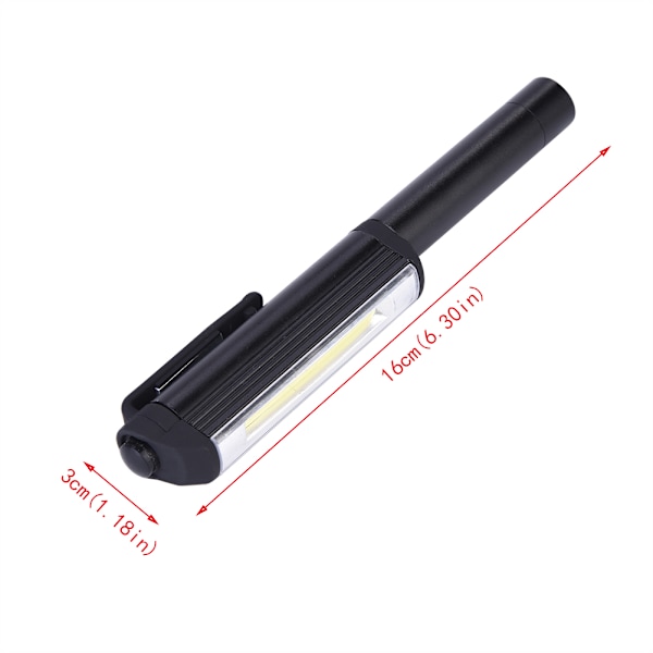 COB 16 LED ficklampa handficka penna arbetslampa magnetisk