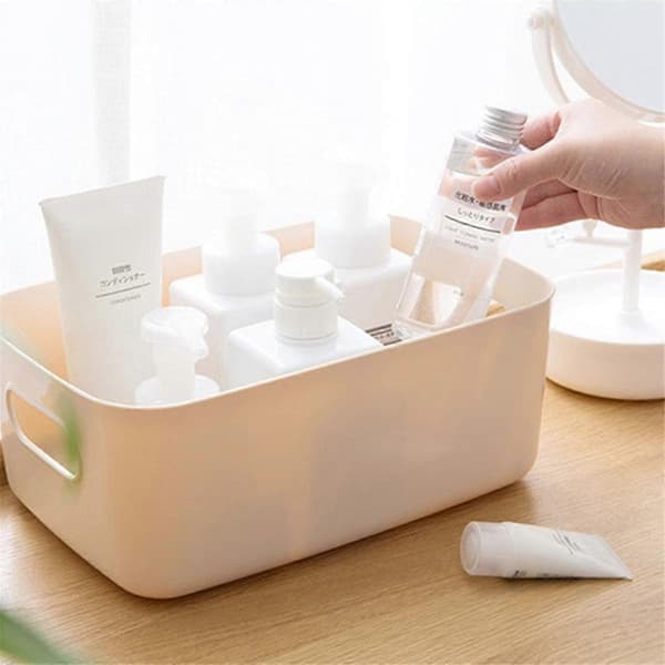 Organizerbakke til skrivebordsskuffe Opbevaringsboks Skrivebordsopbevaringskurv Plastik Skrivebordsrod Organizer