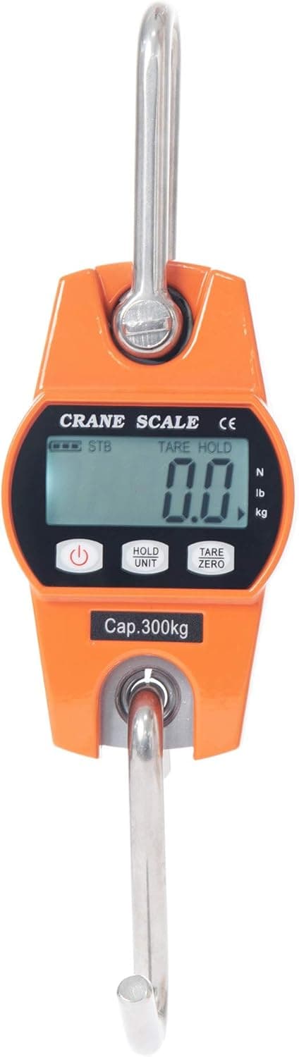 Elektroninen vaakakoukkusäiliö 300 kg LCD Dynamometer Industr