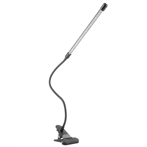 10W USB-drivna LED-växtlampor Full Spectrum Clip-On Grow Light för inomhusgrönsaker Blomsterplanta