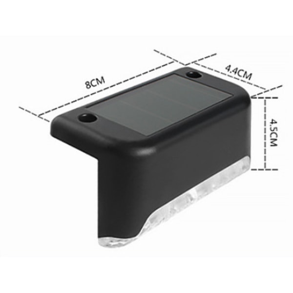 16 Pakk Vanntette LED Solcellehagelamper for Utestiger, St