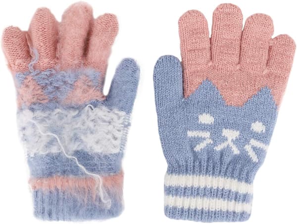 Handsker Vinter Efterår Varme Fuld-Finger Vanter Strik Vanter Outdoo