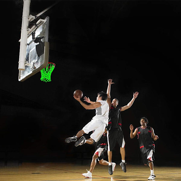 Glow Basketbollnät, Nattljus Basketbollnät Ljusstark Utomhus