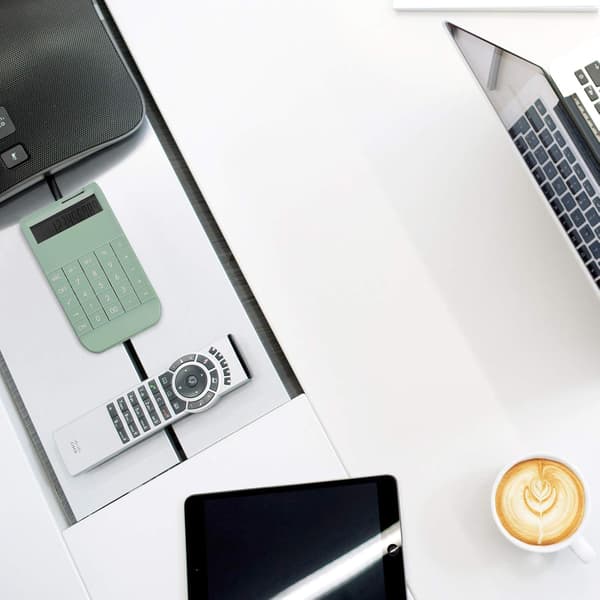 Grøn Desktop Lommeregner Standard Funktion, 12 Cifre Stor LCD Display