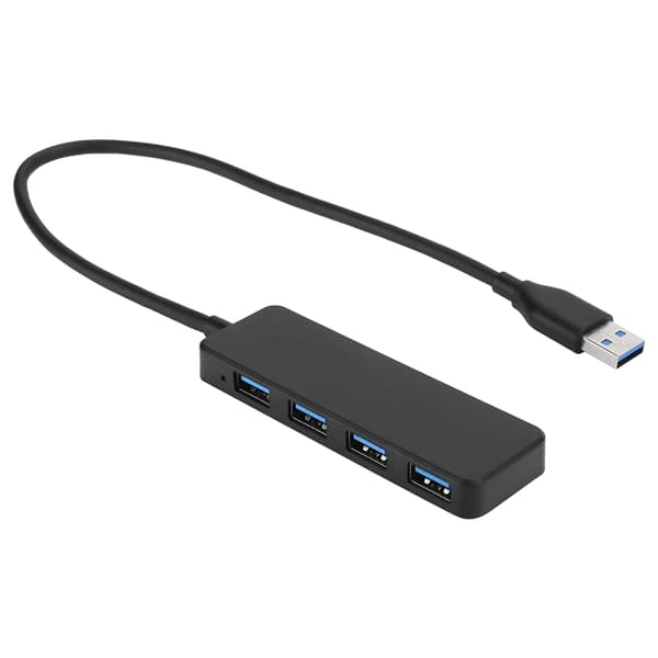 Bærbar Datahub 4 Port USB 3.0 Splitter Høyhastighetsoverføring Plug And Play Multifunksjonshub For Laptop Macbook Surface Pro PS5 Xbox Mini