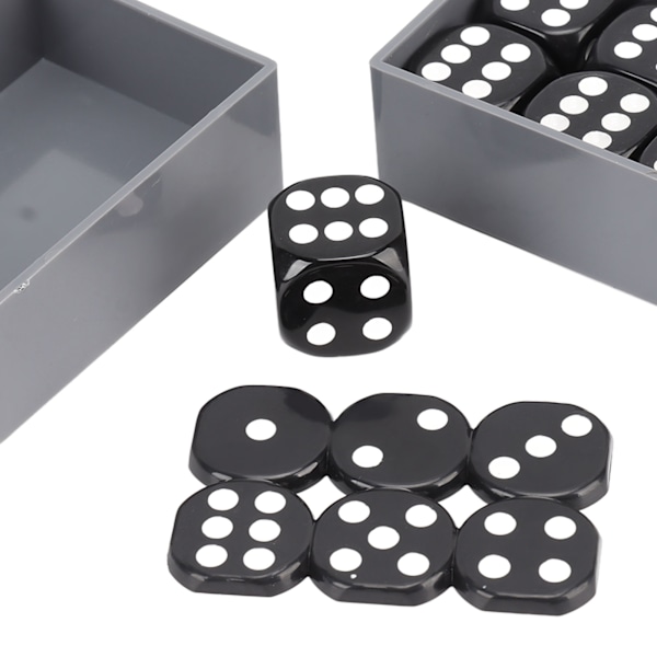 Trolleritärningsset Robust Akrylmaterial Blekningsbeständigt Reptåligt Slät Och Polerad Utsida Tärningar För Flera Spel Magnetiskt Tärningsset Med