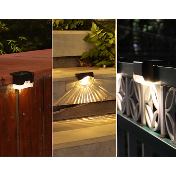 16 Pakk Vanntette LED Solcellehagelamper for Utestiger, St