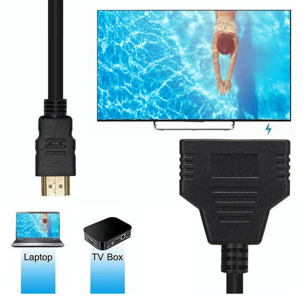 High Definition Multimedia Interface -jakaja 1-2 1080P HD Multimedia Interface -kaapelijakaja