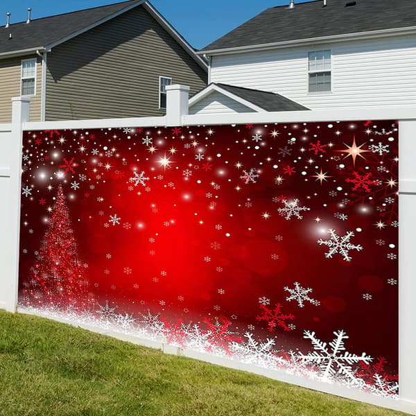 Jouluvalokuvaustausta, juhlava koristebanneri 150x100cm