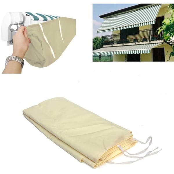 Beige suojapeite ulkoterassin markiiseille (3m)