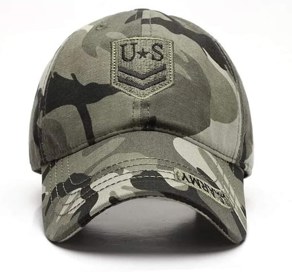 Kamuflasje Baseball Caps, Militær Army Camo Baseball Caps Bomull C