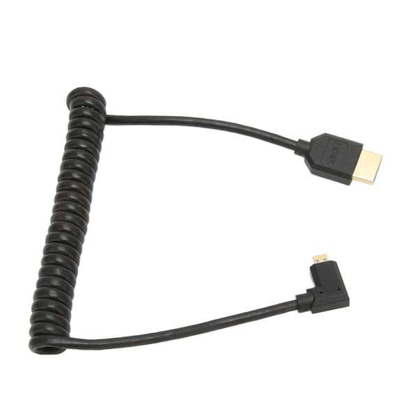 Audio Return Channel, Micro HDMI - HDMI -sovitin, kierrekaapeli, suorakulmainen liitin, 8K 48 Gbps HD Multimedia Interface, Plug and Play