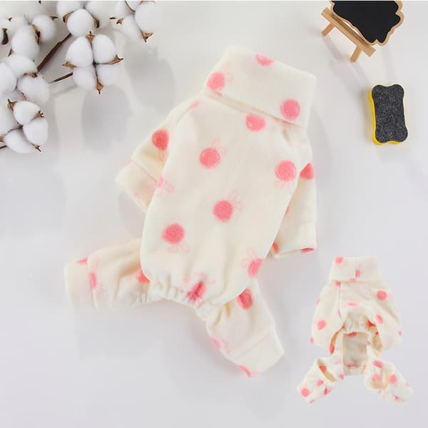 Igelkott Termiska Vinterkläder för Husdjur Hund Pyjamas Katt Onesies Jumpsuits Tjock Sammet Yellow L