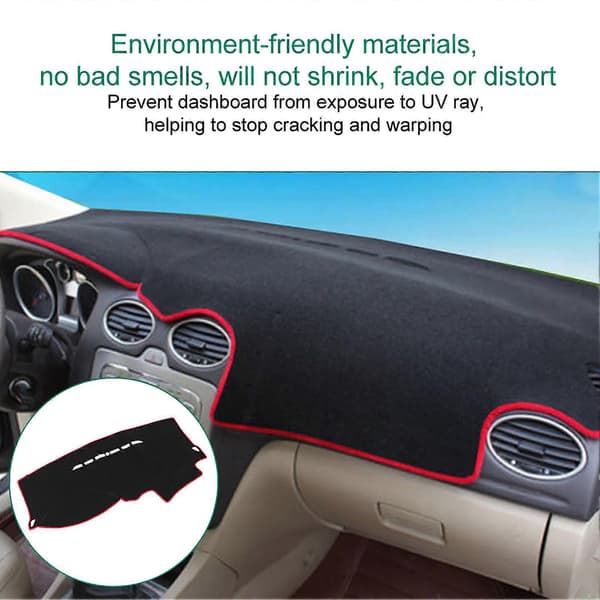 Bil Dashbord Unngå Lyspute Deksel Instrumentplattformmatte Passer til Ford Focus 2005-2011
