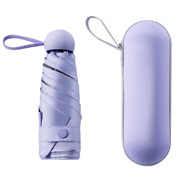 Reseparaply - Minihopfällbart kompakt paraply med case