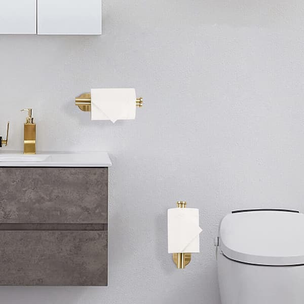 Selvklæbende Toiletpapirholder Væghængt Rustfrit Stål