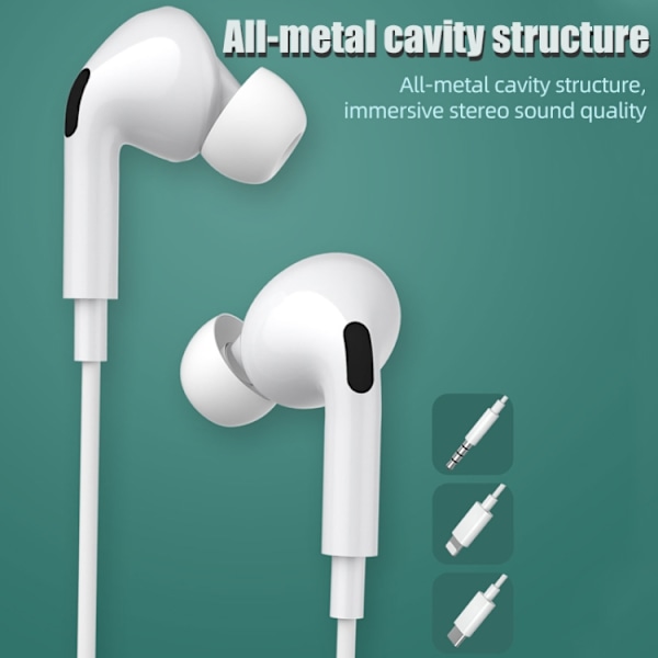In-ear hörlurar USB-C HIFI Stereo