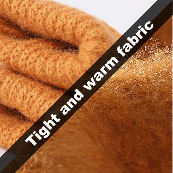 2 stk. vinter touch screen handsker strikkede handsker elastisk manchet vinter varme handsker black