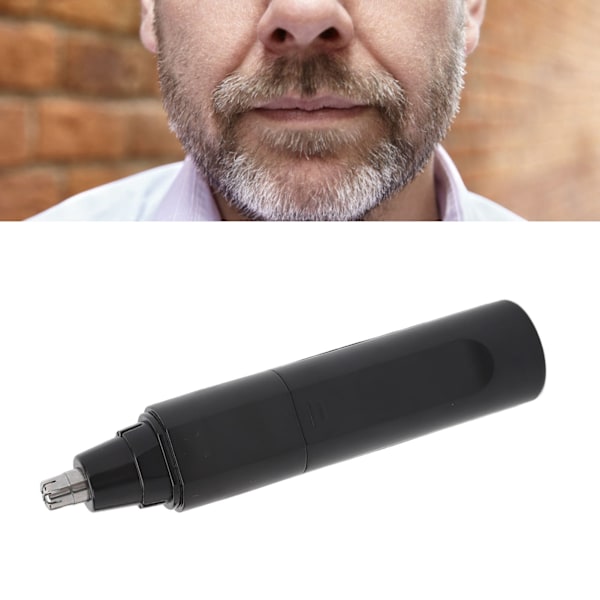 Batteridriven näshårstrimmer för män och kvinnor, sladdlös trimmer med 360 graders roterande blad och IPX7 vattentät funktion smärtfri hår