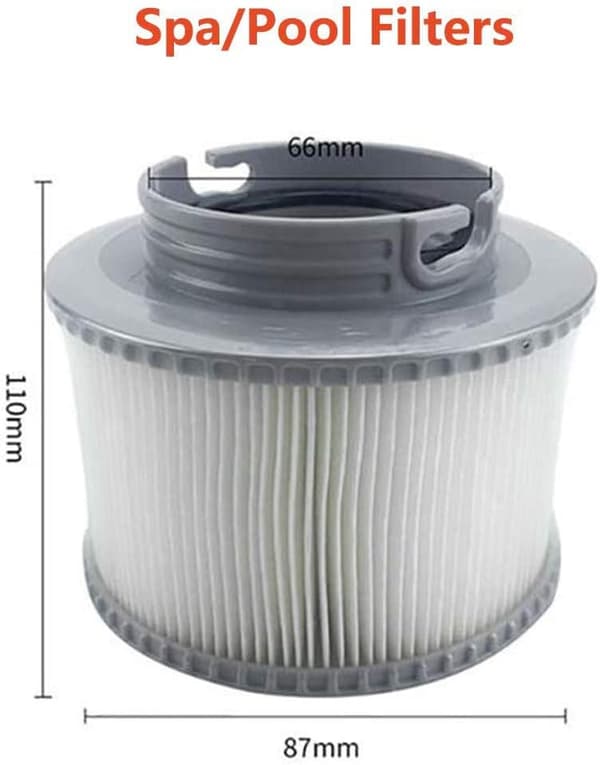 2 st MSPA FD2089 Spa Filterpatron, Poolfilterpatron
