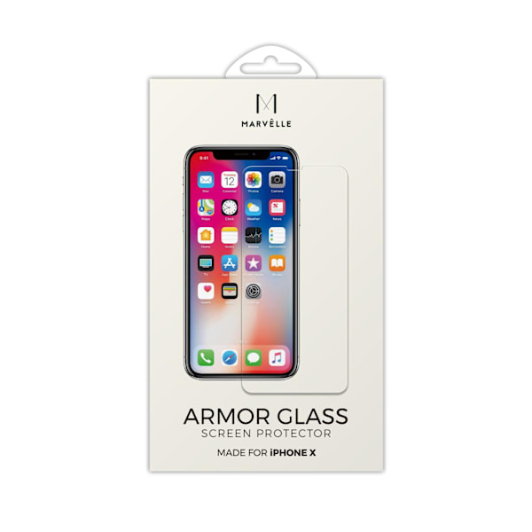 Marvêlle iPhone X/Xs/11 Pro Härdat glas Skärmskydd Transparent