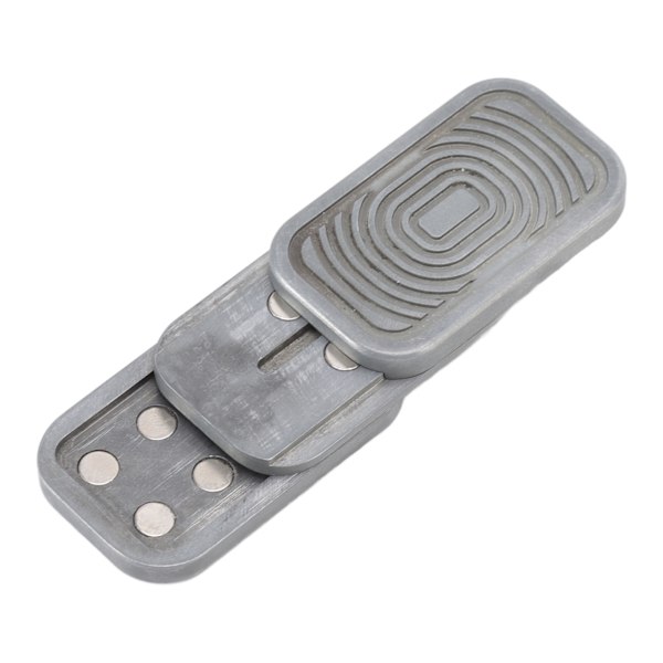 EDC Fidget Slider Magnetisk Metall Stress Relief Sensoriska Leksaker Justerbar Spänning Coola Prylar Fickformat Hållbar Legeringskonstruktion Haptisk Återkoppling
