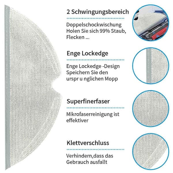 Tilbehørssæt til Q8 Max+ / Q8 Max / Q5 Pro+ / Q5 Pro støvsuger Hovedsidebørste HEPA-filtre