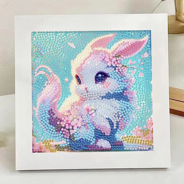 15*15cm Fantasy Søde Kæledyr Serie Diamantmaleri Sæt - DX5521