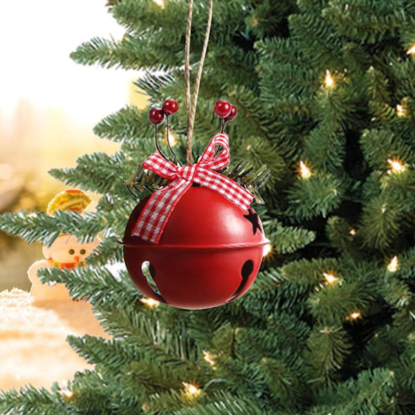 Cloche De Noel, 6PCS Ensemble De Décorations d'arbre De Noël