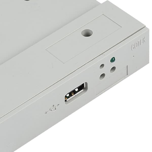Floppy Drive Emulator USB Floppy Disk Drive, 1.44MB USB Emulator Plug And Play Industriell Kontrollutrustning Dataöverföringsdesign Anti-Interferens