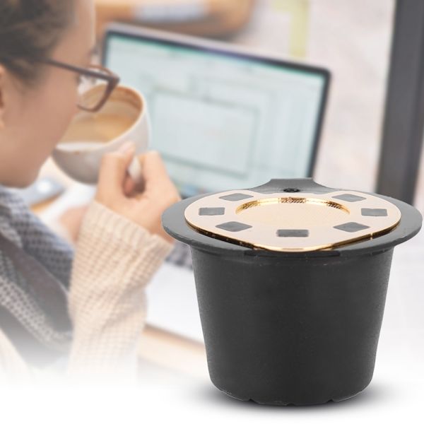 3-pack påfyllningsbara och återanvändbara kaffekapselfilter
