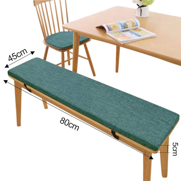 5 cm tjock sittdyna för bänk, tvättbar stolsdyna för bänk, trädgårdsbänkdyna utomhus, stor sittdyna för stol golv kontorsstol, Style 1