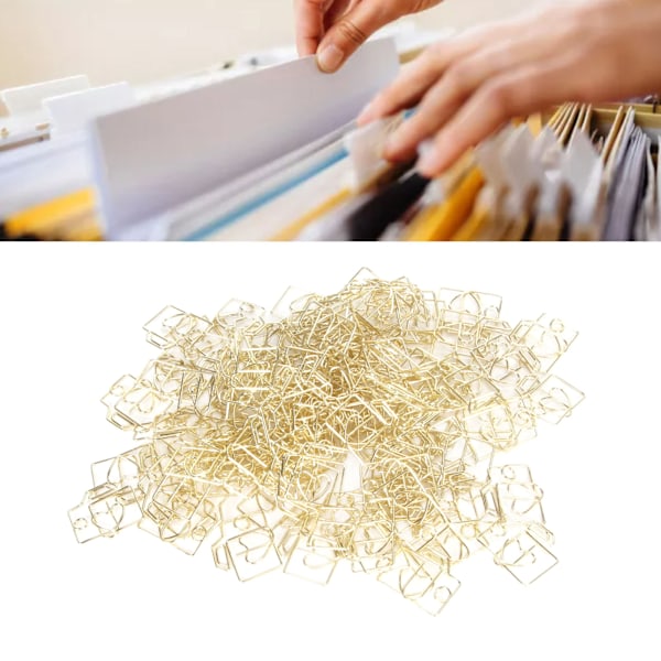 Dekorativa Gem Kamerformade Unik Design Metall Guld Halkfria Lätta Kontors Hem Skolmaterial Multifunktionella Gem för Dokument