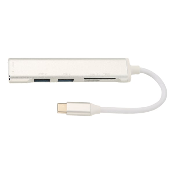 USB 3.0 Hub 5 i 1 USB-port Expander Multifunktionell USB-splitter med USB-minneskortplats för PC
