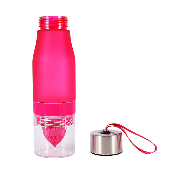 650 ml utomhus sport plast citron juice infuser flaska frukt