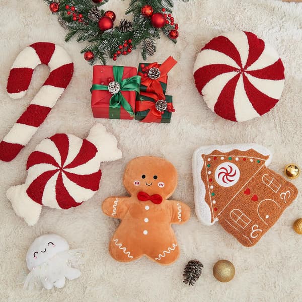 Juledekorasjon sukkertøypute 35x23cm stil 2 stye 2