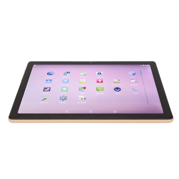 10,1 tums surfplatta 8-kärnig CPU 6 GB RAM 128 GB ROM 6000 mAh batteri för Android 11 2,4G 5G WIFI IPS bärbar surfplatta 100–240 V guld EU-kontakt