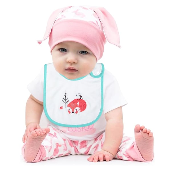 Babyhaklappar Mjuka och Absorberande Ekologisk Bomull Bandana Dregelhaklappar Set för Pojkar Flickor Nyfödda 0-36 Månader Style 1