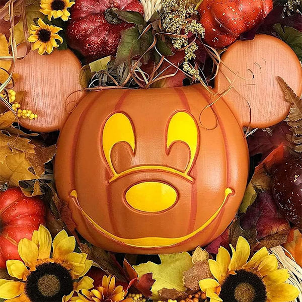 Fall Pumpkin Door Wreath, Pumpkin Wreath Decor, Artificial