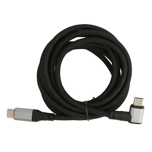 USB C Magnetisk Kabel Multifunktionell 480Mbps Dataöverföring PD 100W Laddning USB C till USB C Förlängningskabel med LED-Lampa