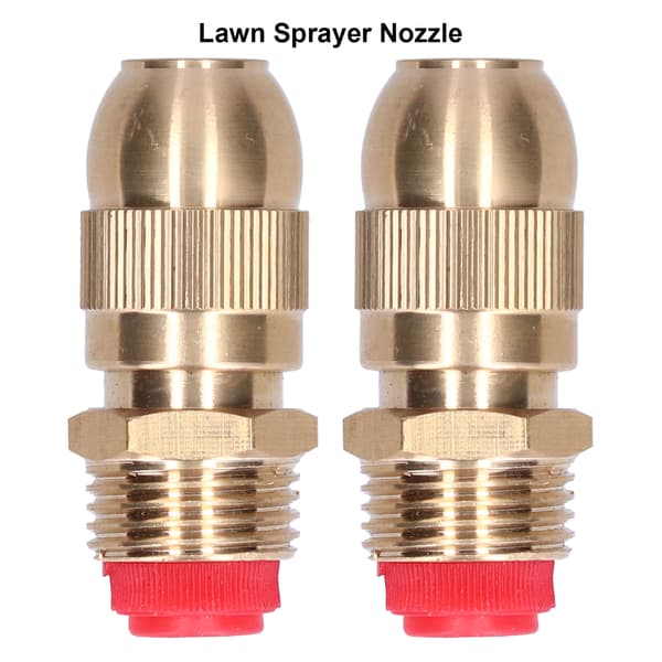 Tilbehør til vanningssystem med justerbar sprinklerdyse, bærbar mini gassregulator stil messingbeslag for solid sprinkler vanning