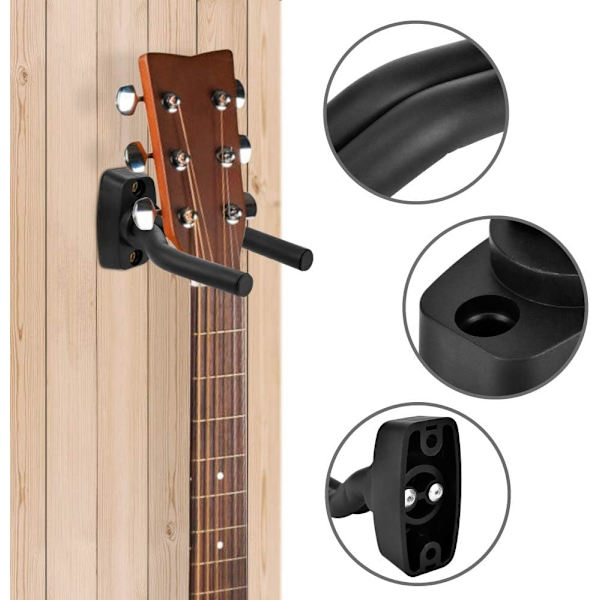 Gitarveggfeste, Gitarkrok, Gitarstativ Kompatibelt med Akustisk